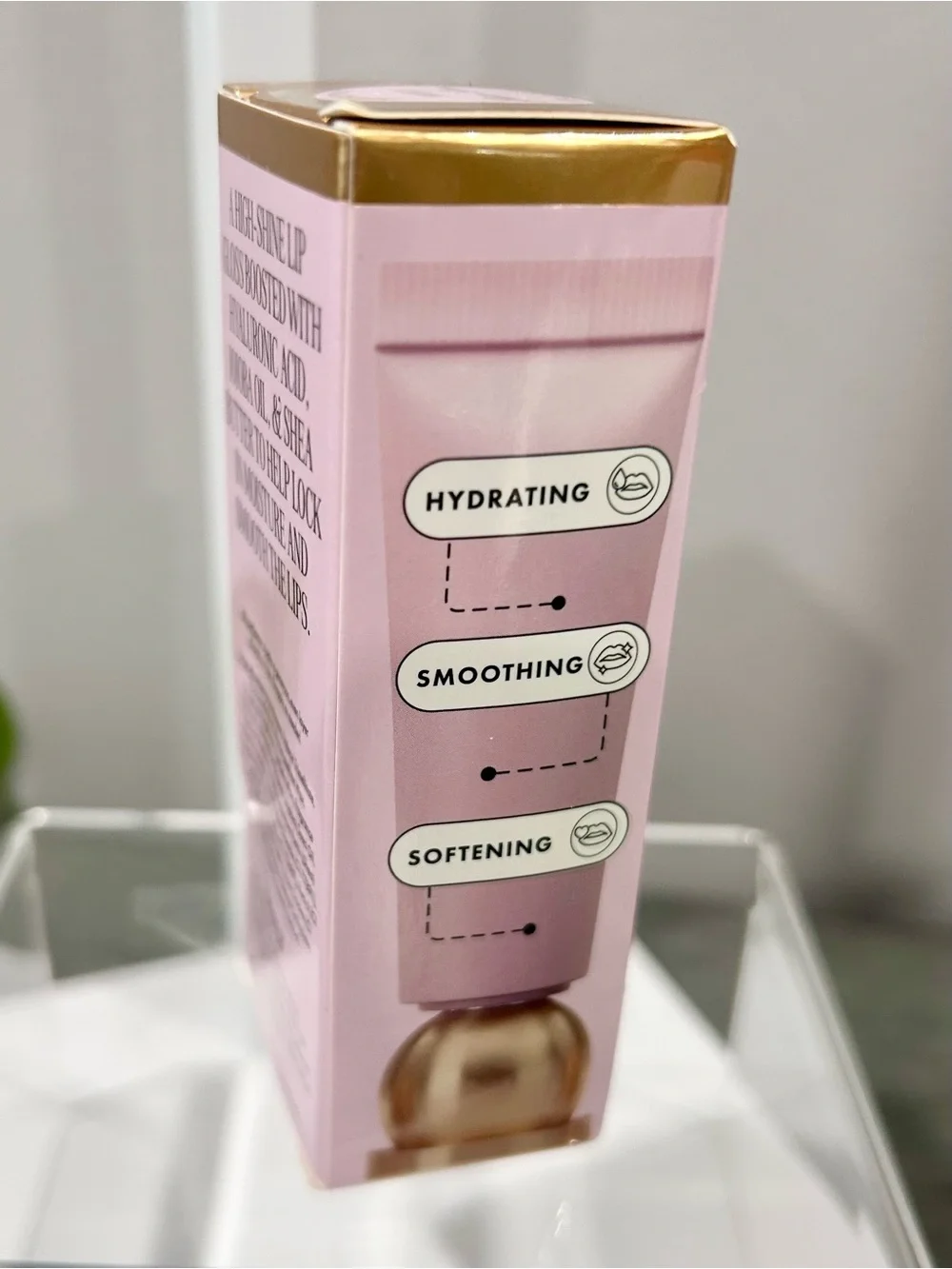 Truly Hydrating Lip Gloss-Glazed Donut semi-sheer